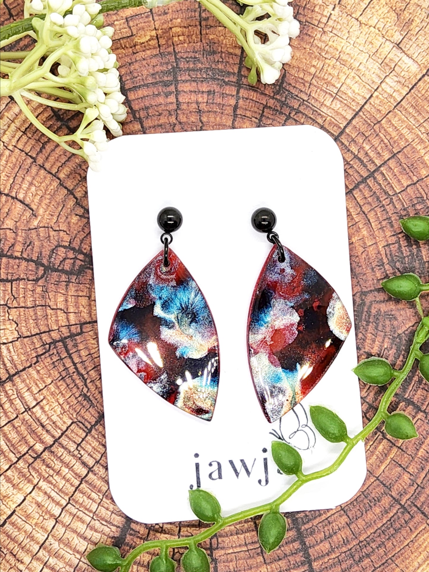 STORMY SAIL POLYMER CLAY EARRINGS