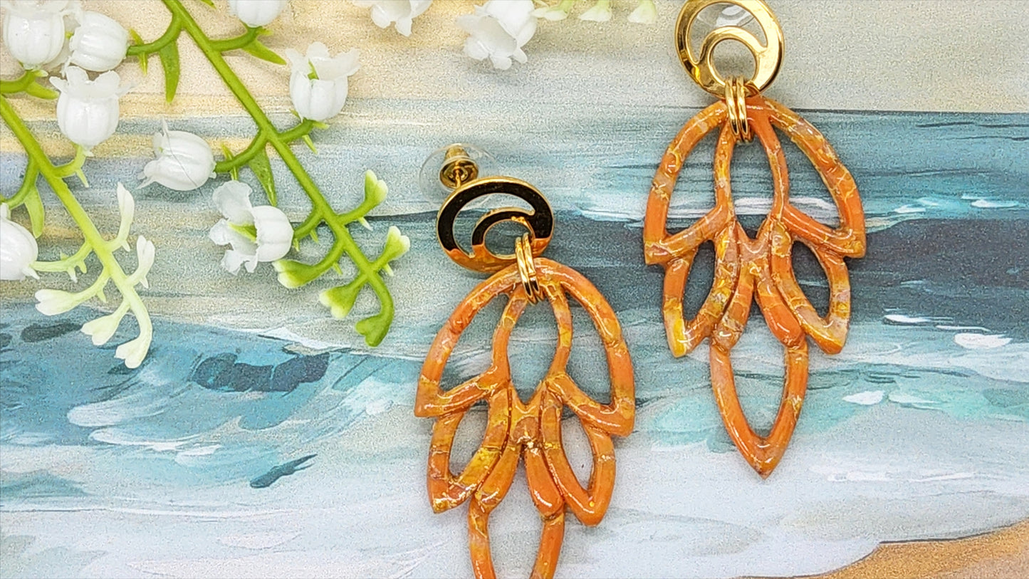 CHANDALIER POLYMER CLAY EARRINGS