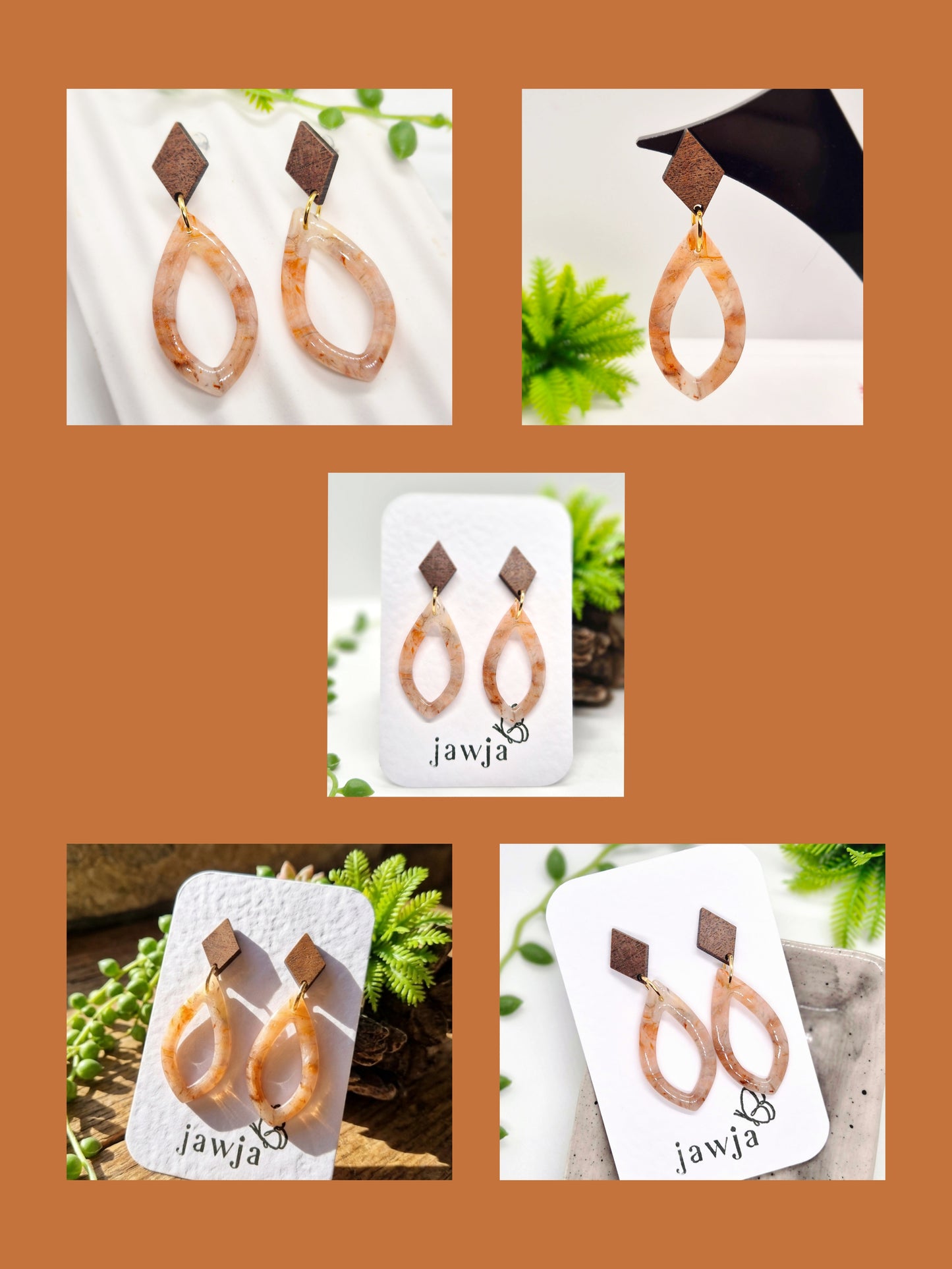 BOHO POLYMER CLAY EARRINGS