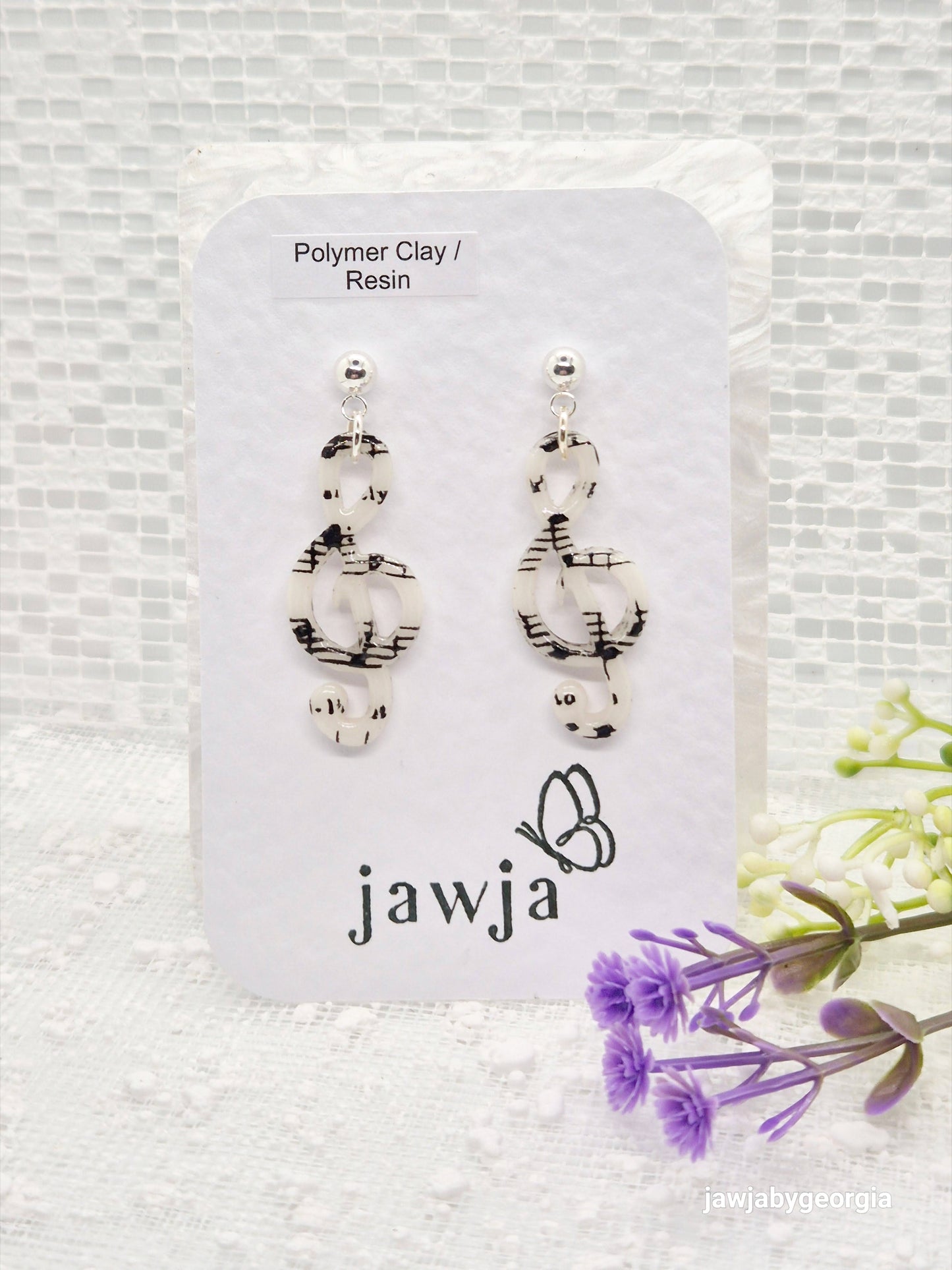 MUSICAL POLYMER CLAY EARRINGS