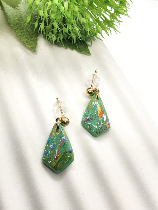 TERRAZZO POLYMER CLAY EARRINGS
