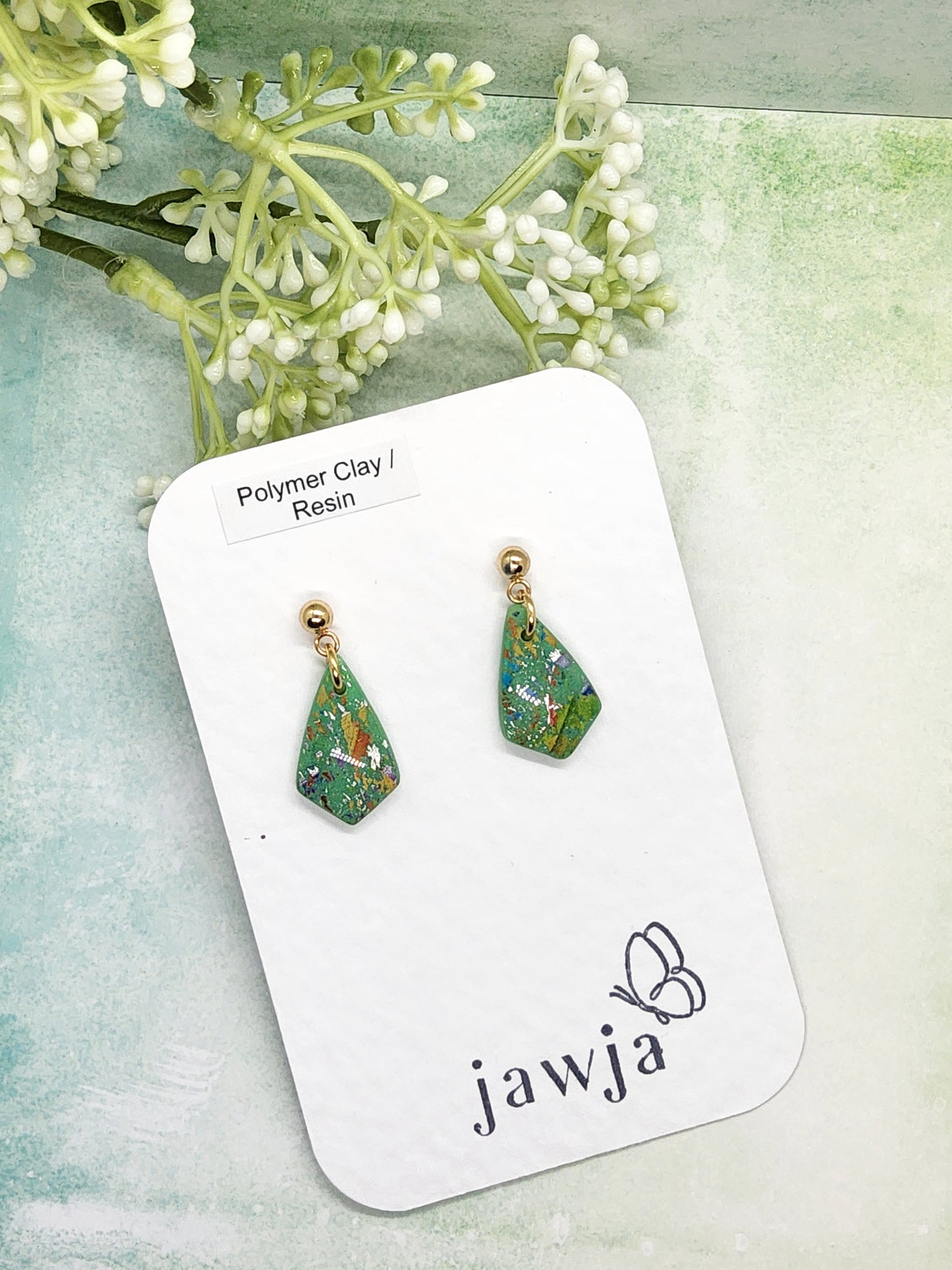 TERRAZZO POLYMER CLAY EARRINGS