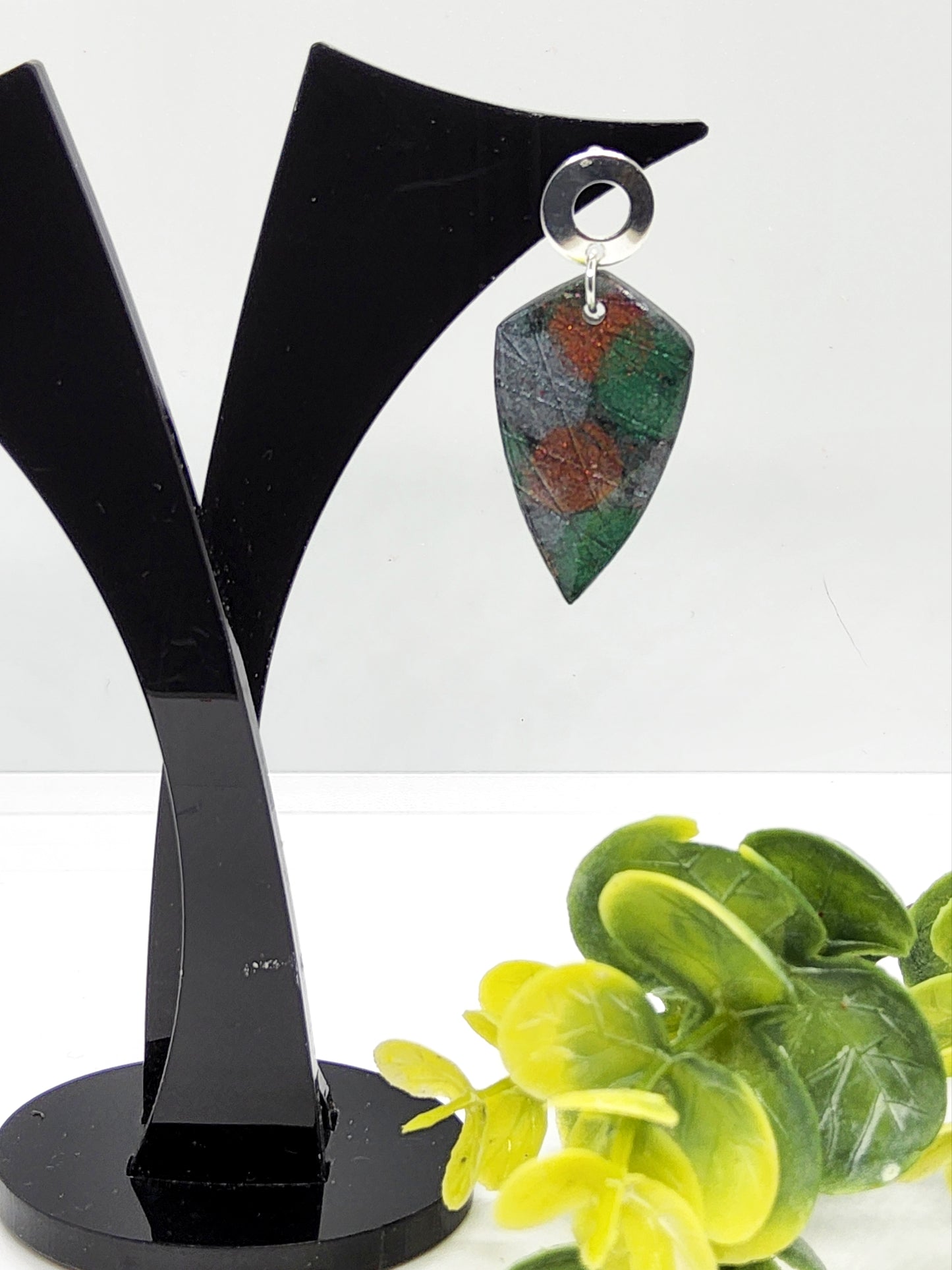 ABSTRACT DESIGN POLYMER CLAY EARRINGS