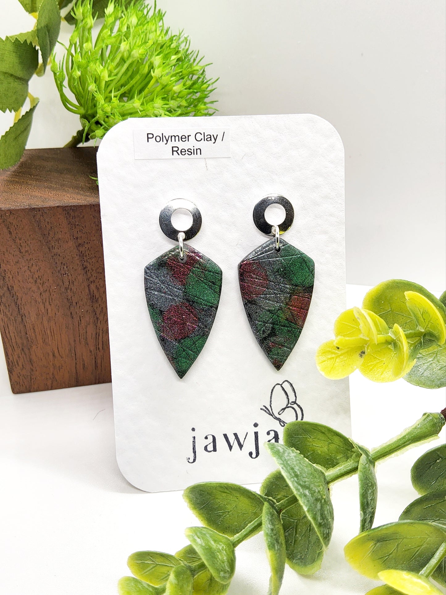 ABSTRACT DESIGN POLYMER CLAY EARRINGS