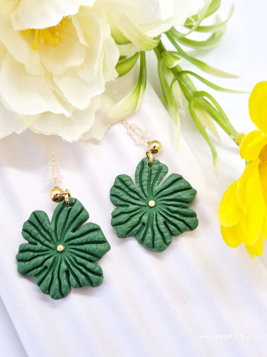 BOTANICAL POLYMER CLAY EARRINGS