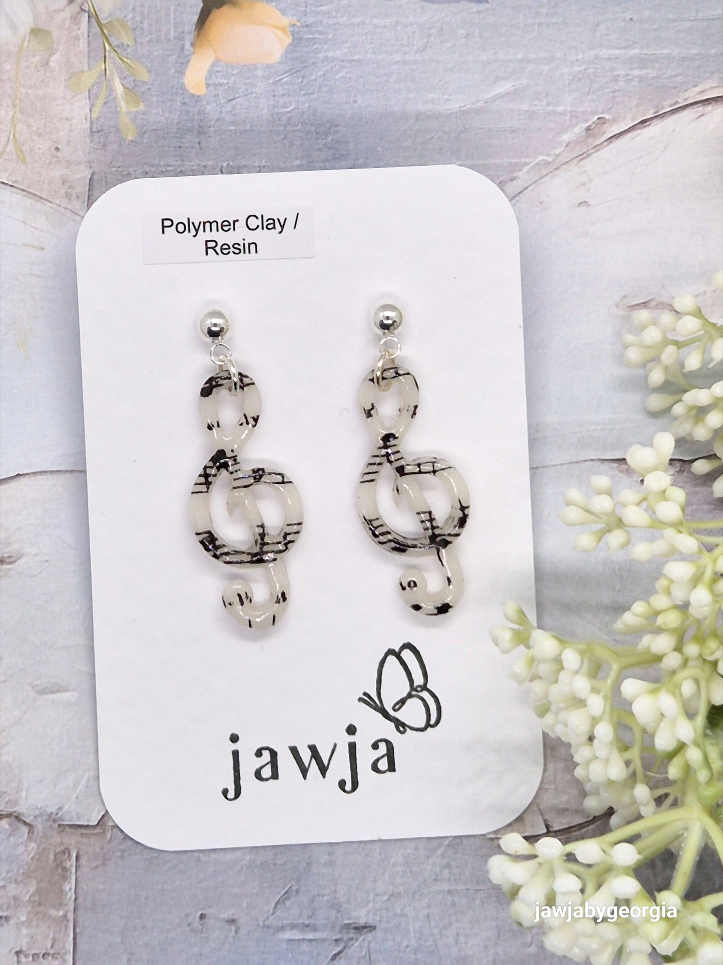 MUSICAL POLYMER CLAY EARRINGS