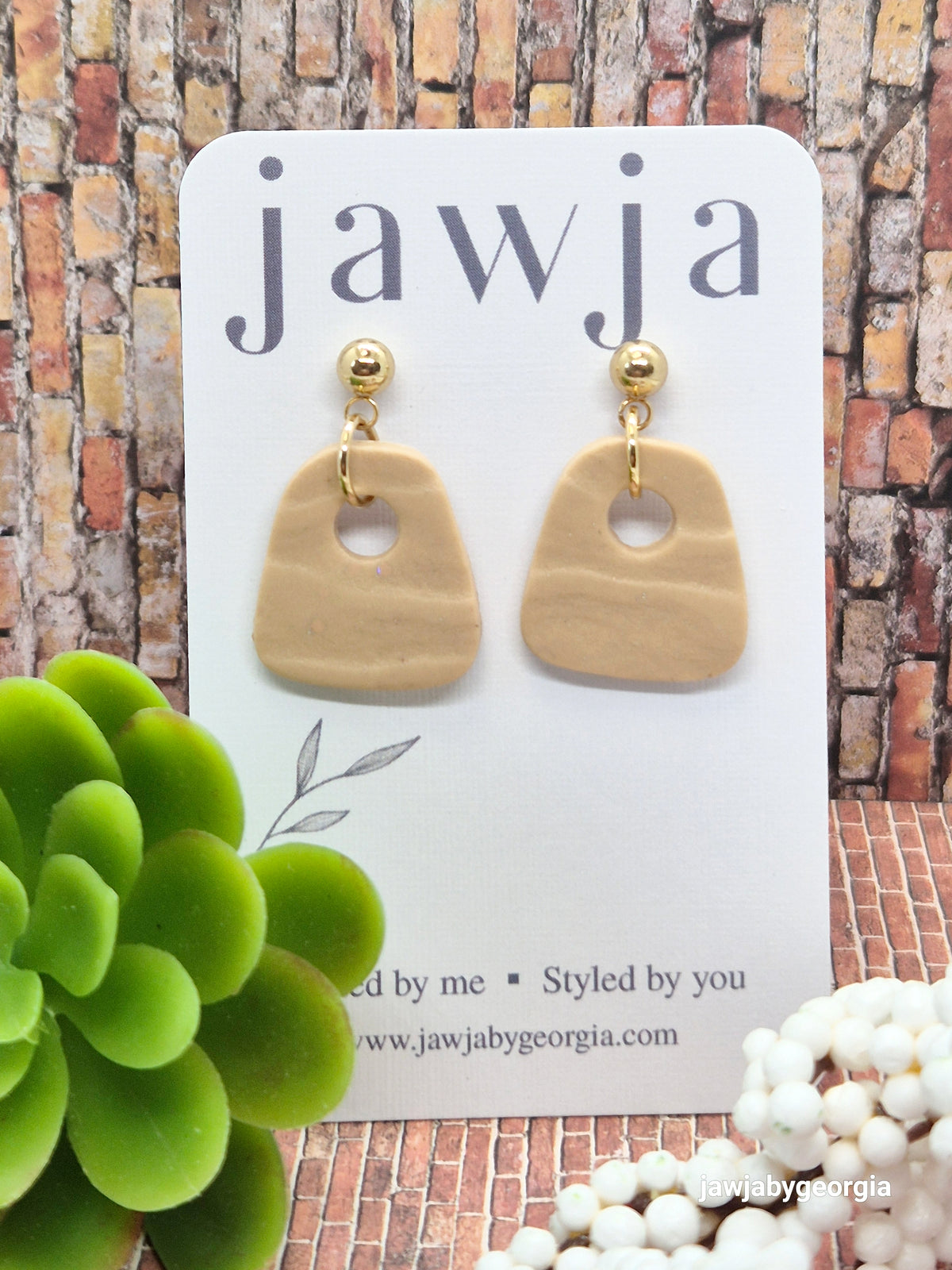 SANDY POLYMER CLAY EARRINGS
