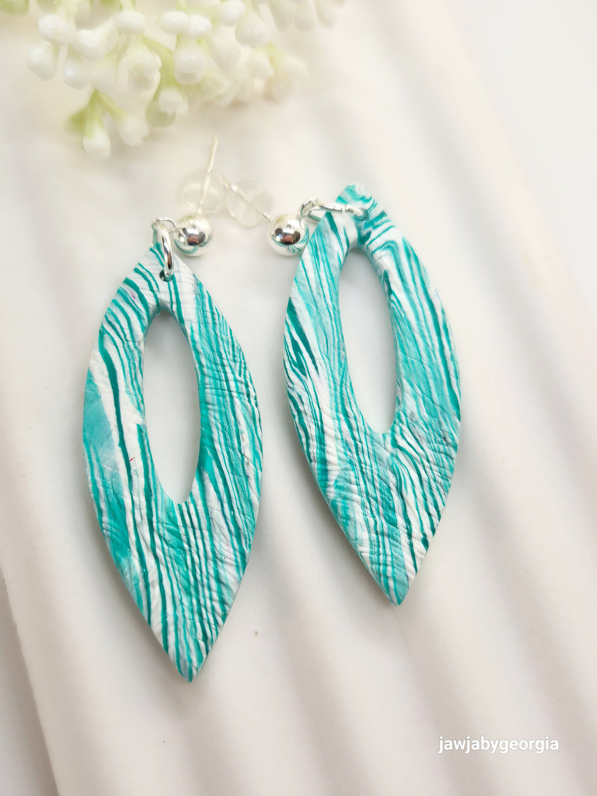 SPEARMINT POLYMER CLAY EARRINGS